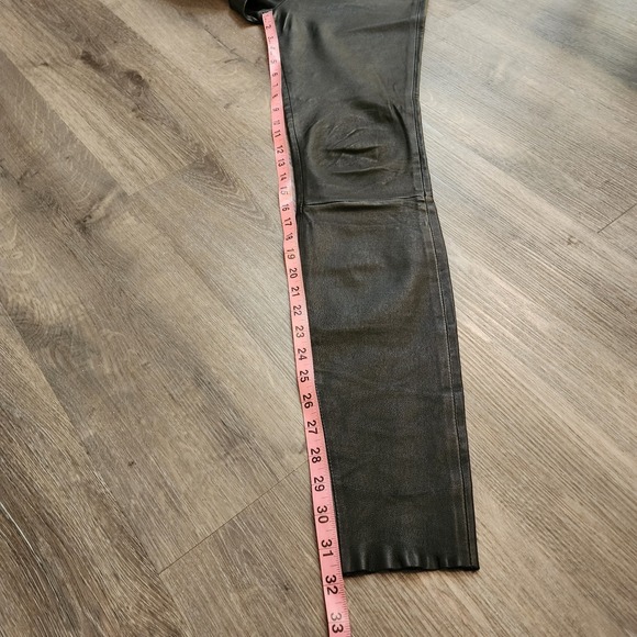 By Malene Birger Elenasco Black Lamb Leather Leggings EU 36 US 4–6 Scandi Luxury - Picture 9 of 10